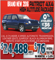 2016 Jeep Patriot