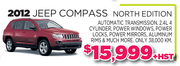 2012 Jeep Compass North Edition Toronto