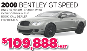 2009 Bentley GT Speed Toronto