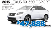 2015 Lexus RX 350 F Sport in Toronto