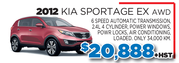 2012 Kia Storage EX AWD Toronto