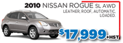 2010 Nissan Rogue SL AWD in Toronto 