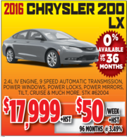 2016 Chrysler 200 LX for Sale Toronto