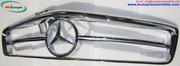 Mercedes W113 grille years (1963-1971) stainless steel
